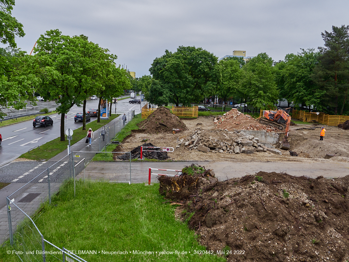 24.05.2022 - Baustelle am Haus für Kinder in Neuperlach